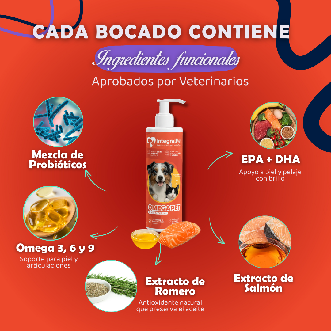 🐶😺PROMO INCIO DE AÑO 😺🐶 Suplemento OmegaPet  ™ PROMO 2X1 🎁|  RECOMENDADO POR EXPERTOS| 100% NATURAL | REGISTRO ICA ✨