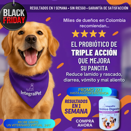 Probiotico Integral Pet™️ | 100% Natural | Promo 2x1 🎁 | Registro ICA ✅